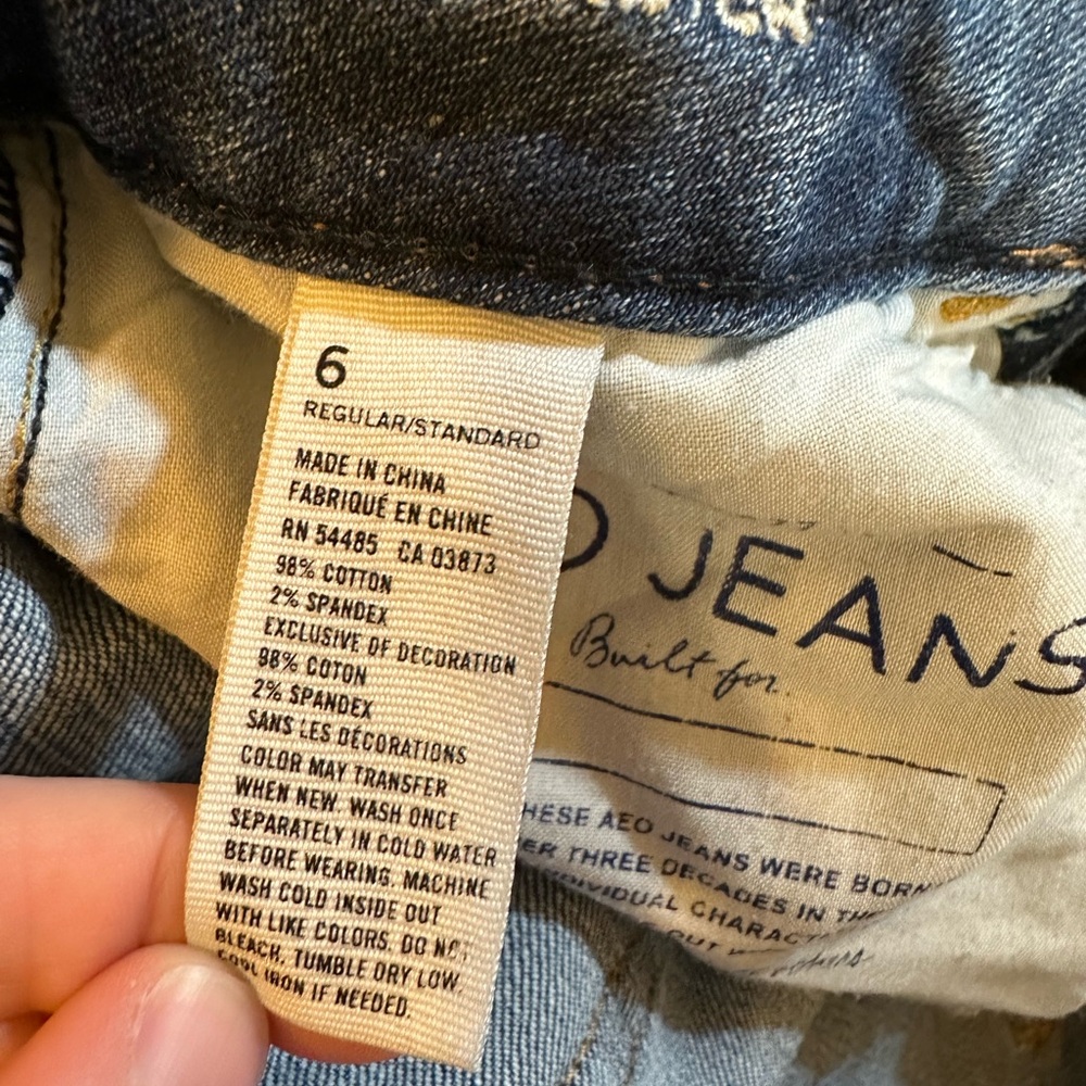 Size 6 Artist Stretch American Eagle Bootcut Jeans - Picture 7 of 7